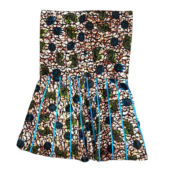 Structured Peplum Ankara Two Piece Set Plus Size 3X - Picture 9 of 14